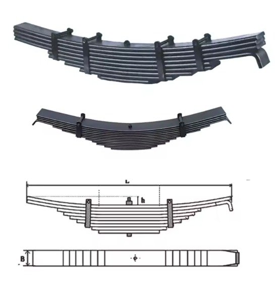 Brand Leaf-Spring Axle for Semi-Trailer