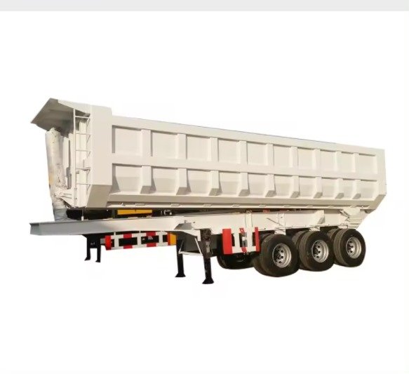 4-Axle U-Shape 50 Ton End Dump Tipper Semi-Trailer